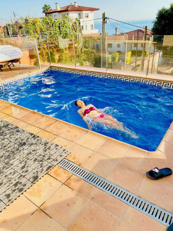 Luxury Villa Investingspain With Sea Views, Pool And Jacuzzi Lloret de Mar Exteriör bild