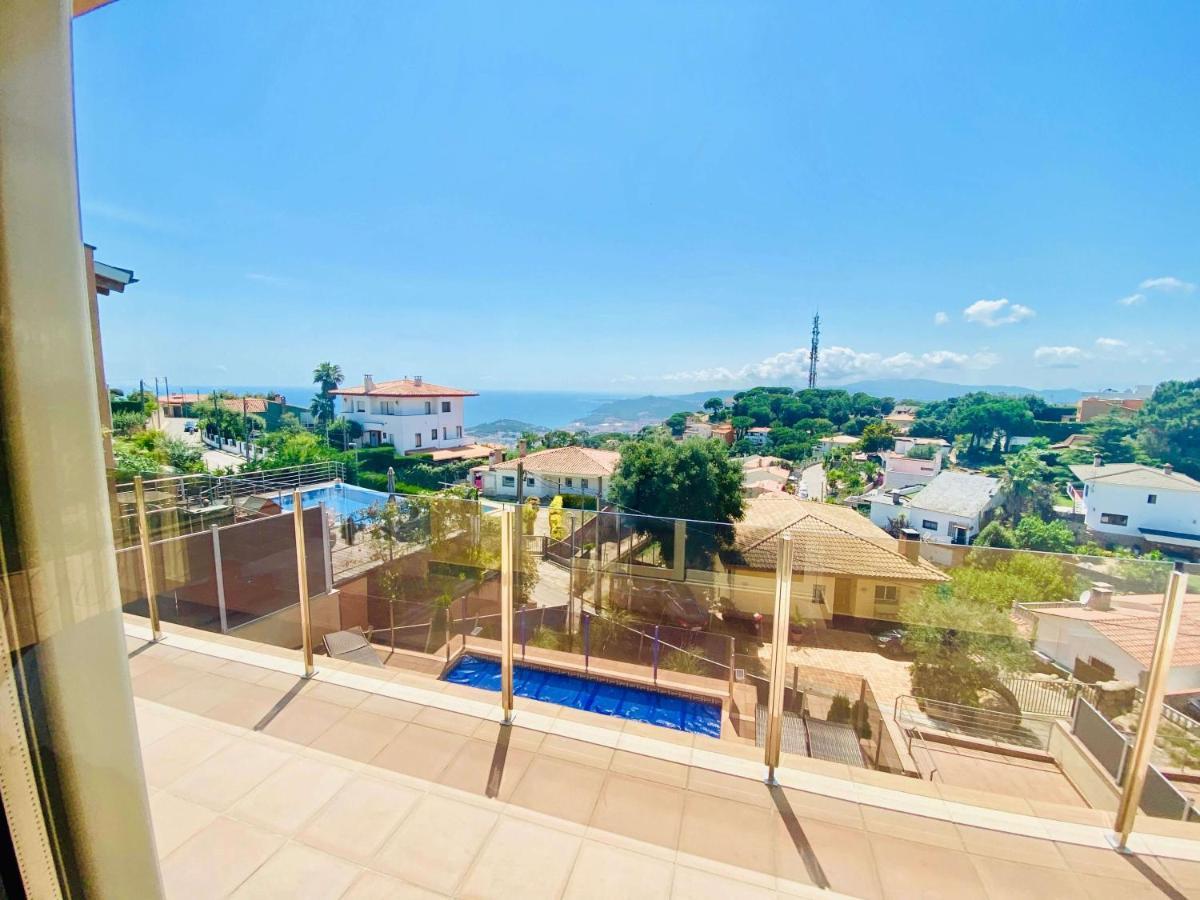 Luxury Villa Investingspain With Sea Views, Pool And Jacuzzi Lloret de Mar Exteriör bild
