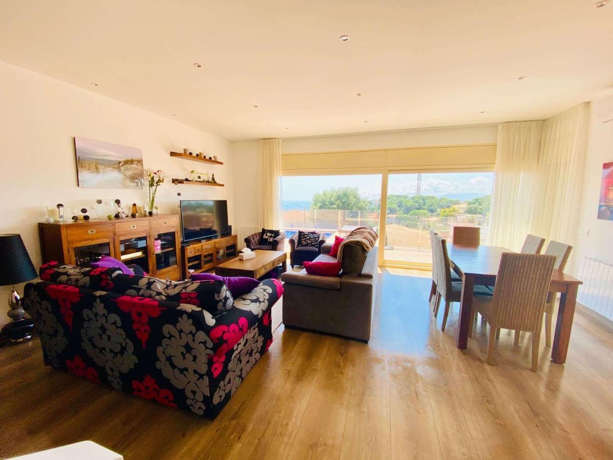 Luxury Villa Investingspain With Sea Views, Pool And Jacuzzi Lloret de Mar Exteriör bild