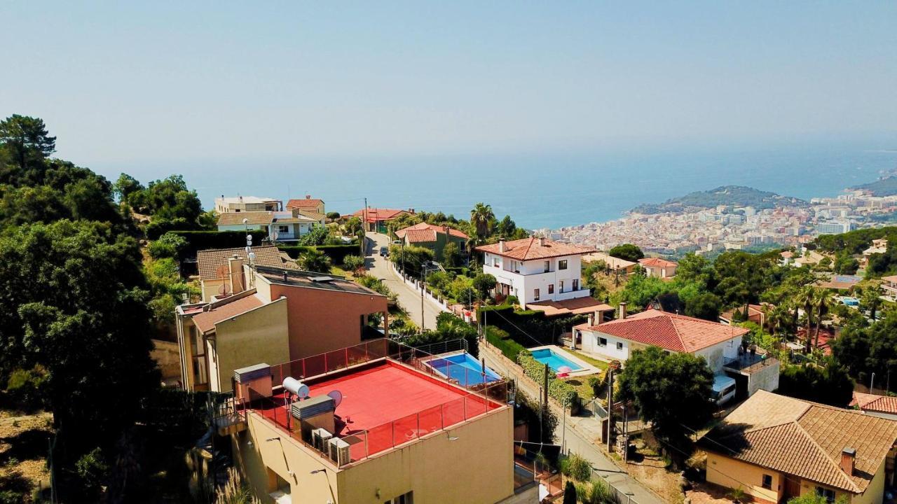 Luxury Villa Investingspain With Sea Views, Pool And Jacuzzi Lloret de Mar Exteriör bild