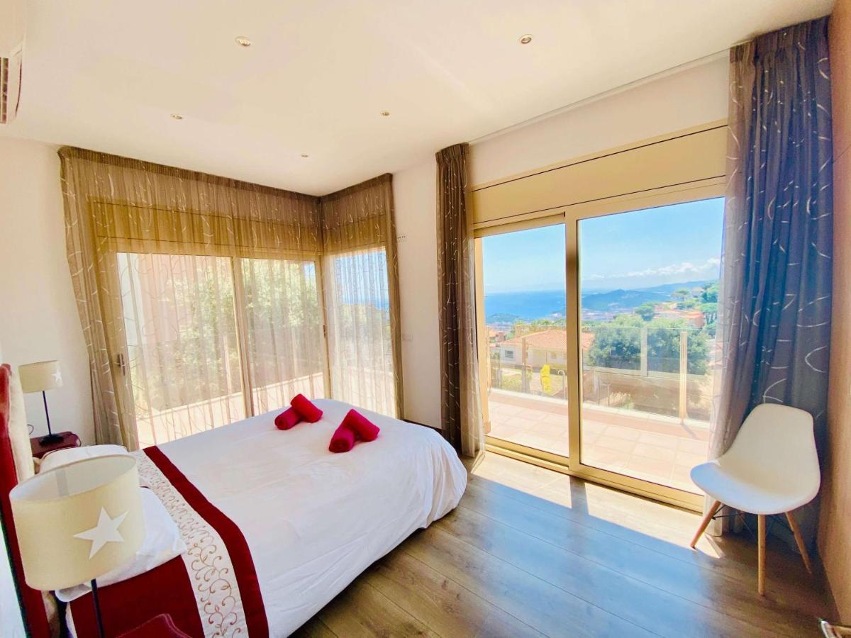 Luxury Villa Investingspain With Sea Views, Pool And Jacuzzi Lloret de Mar Exteriör bild