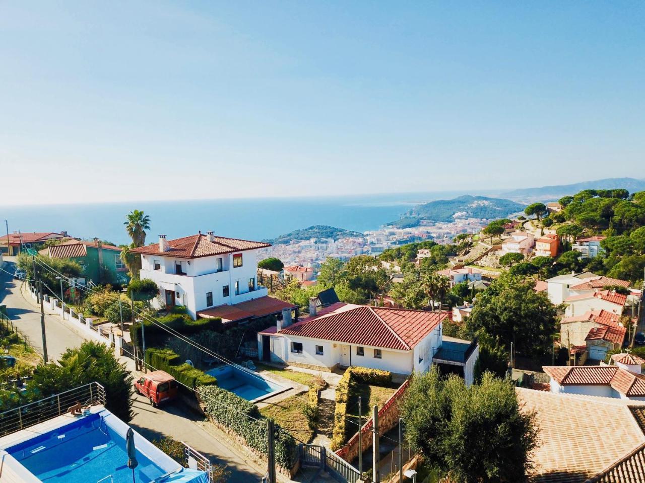 Luxury Villa Investingspain With Sea Views, Pool And Jacuzzi Lloret de Mar Exteriör bild
