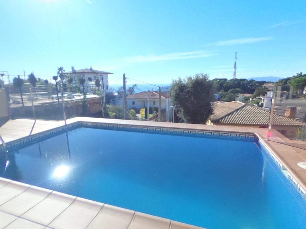 Luxury Villa Investingspain With Sea Views, Pool And Jacuzzi Lloret de Mar Exteriör bild